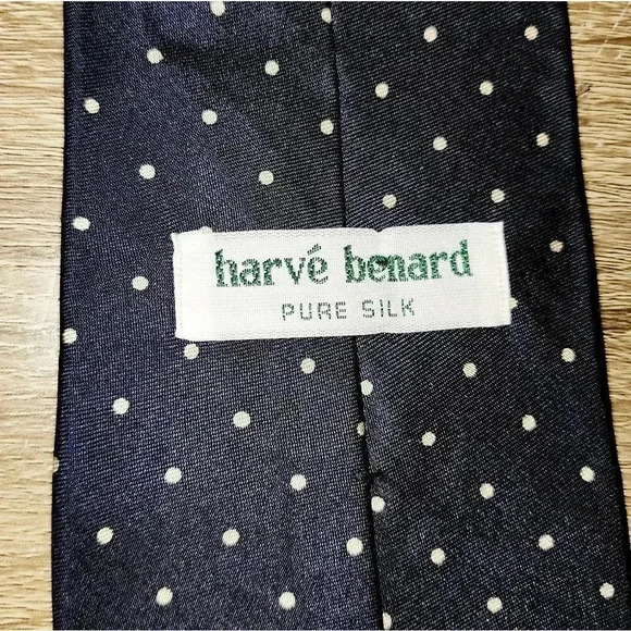 Lot of 3 Designer Silk Ties! Vintage Harve Benard + Pierre Cardin + J. Garcia - Picture 5 of 9